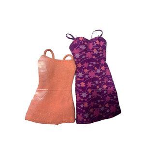 Two Vintage Barbie Party Dresses From the 1990's
